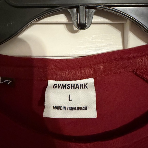 Gymshark Women's Maroon Logo Tee - Picture 2 of 3